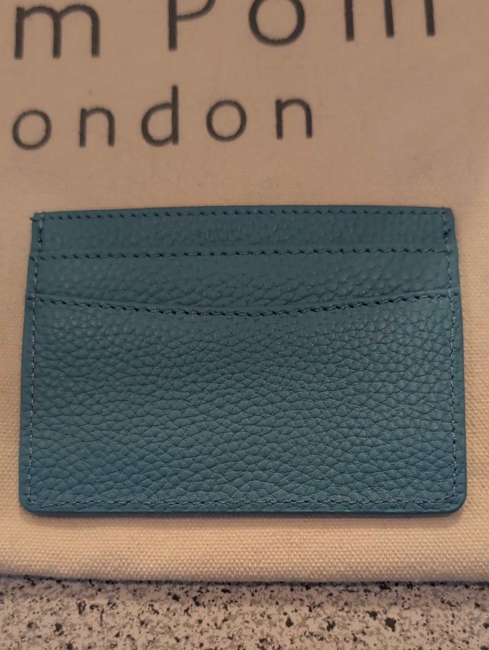 Pom Pom London Cabana Blue Original Plus Leather Crossbody Bag w/ Accessories - Picture 3 of 16